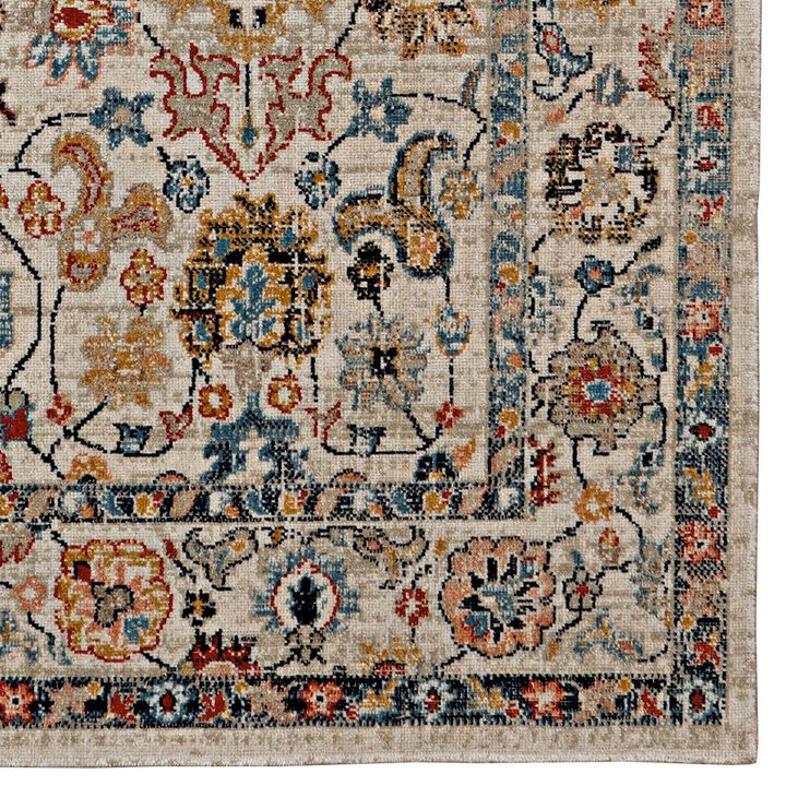 Linon Great Zero Laramie Ivory & Blue, Rug