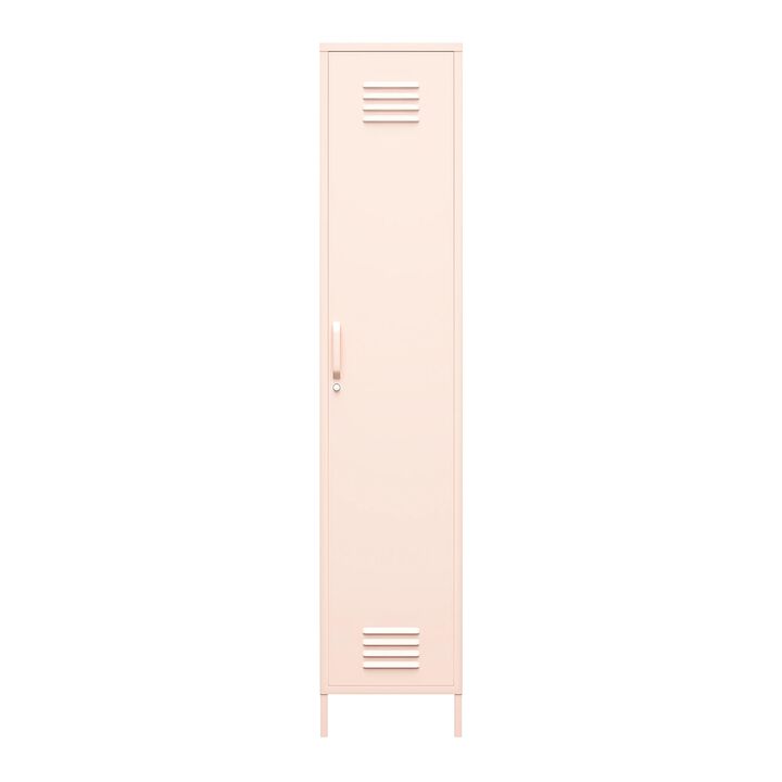 Shadwick 1 Door Tall Single Metal Locker Style Storage Cabinet