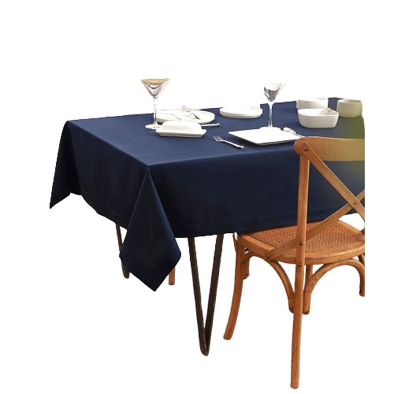 Solino Home 75% Cotton X 25% Linen Tablecloth | Dru - Cotton Linen Plain