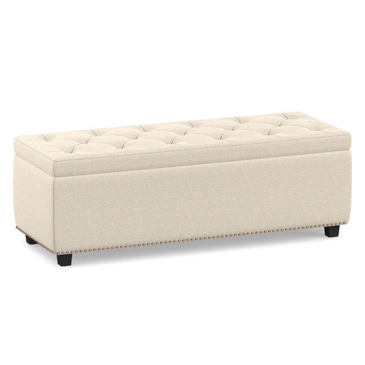 Simpli Home Hamilton Storage Ottoman