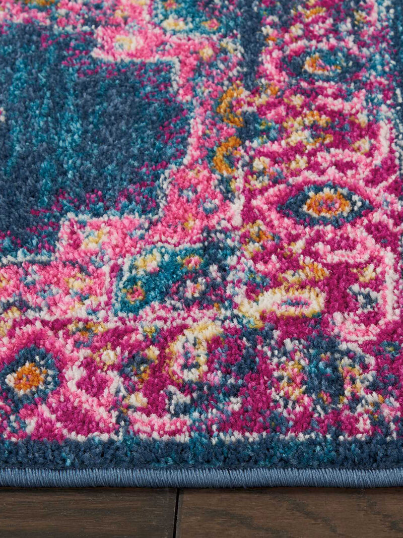 Passion PSN03 Blue 1'10" x 6' Rug image number 5