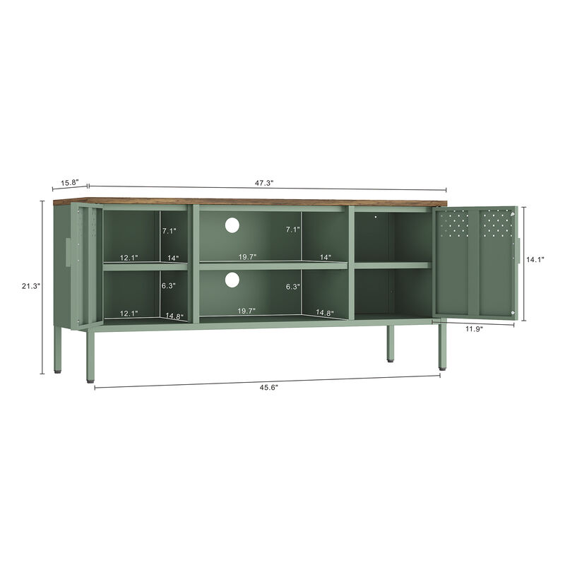 Landen Green TV Stand