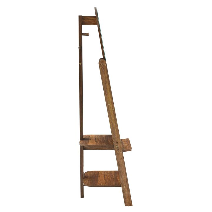 Modway EEI-6346-WAL Ascend Standing Mirror, Walnut