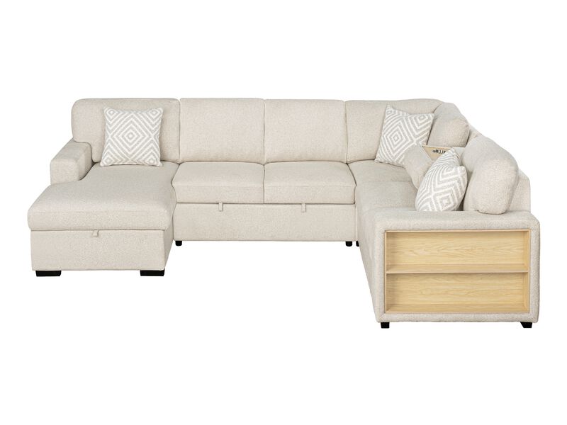 Nimbus 6pc Storage Sleeper Sectional image number 0