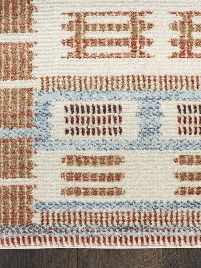 Nordic NRC16 Ivory/Rust 8' x 10' Rug