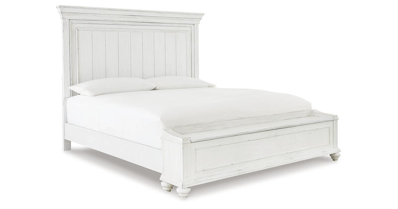 Kanwyn CK Panel Bed W/Storage Bench