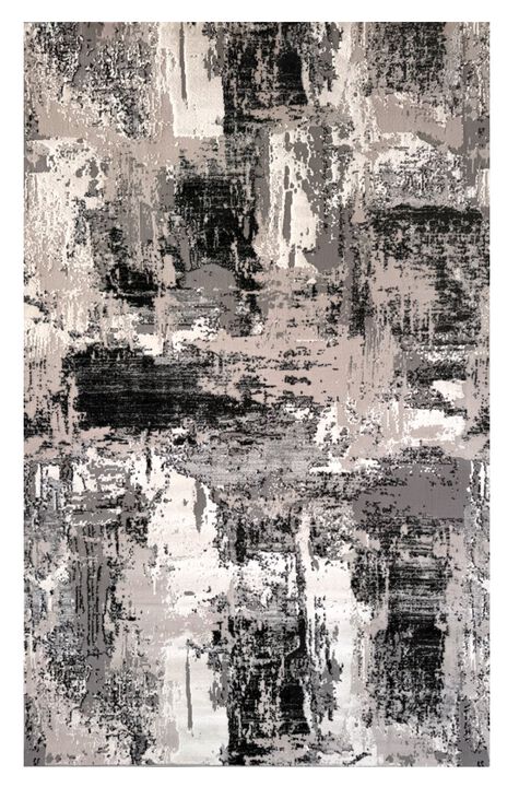 HomeRoots Abstract Area Rug