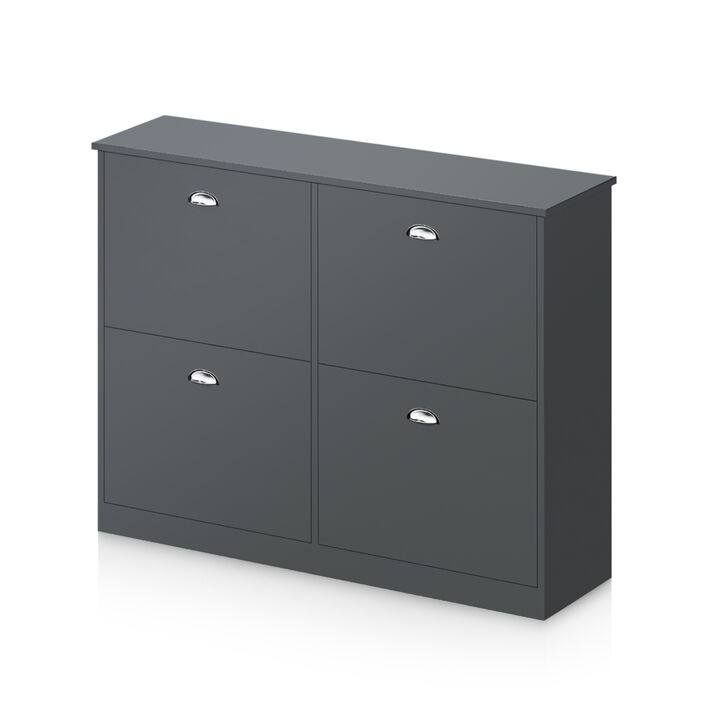 Thin Hidden Entryway Shoe Cabinet
