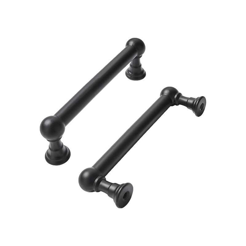 khtumeware 2 Pack 3 Inch Hole Center Matte Black Cabinet Pulls Heavy Duty Solid Cabinet Handles cabinets Dressers Kitchens Handl