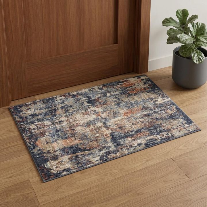 HomeRoots Abstract Area Rug