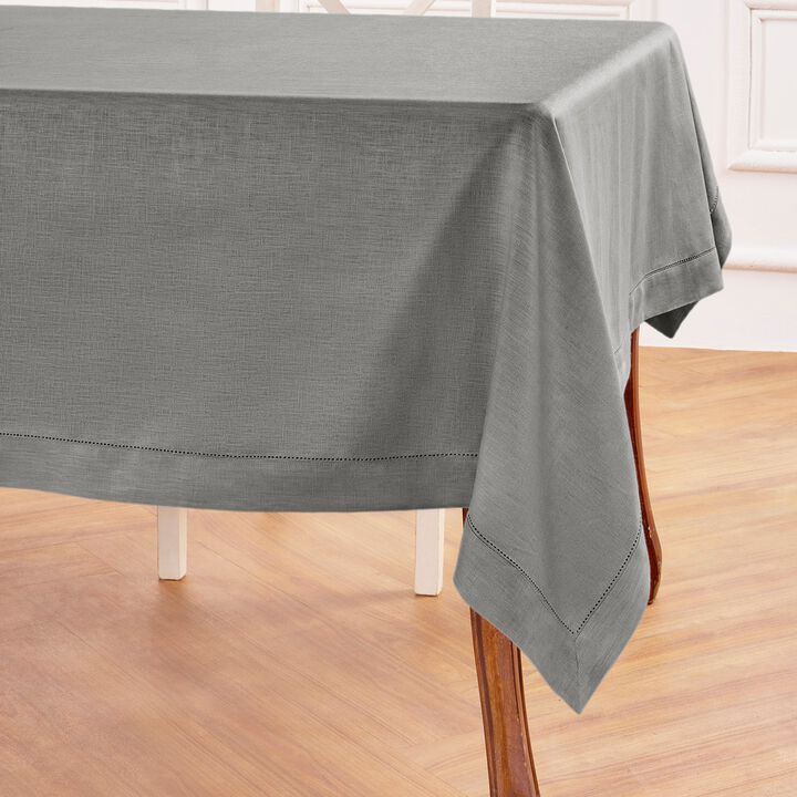 Linen Tablecloth - Classic Hemstitch