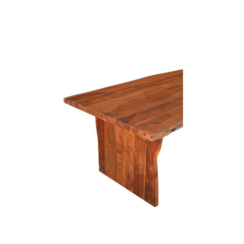 Taran Designs Oren 60 Live Edge Solid Wood Dining Bench