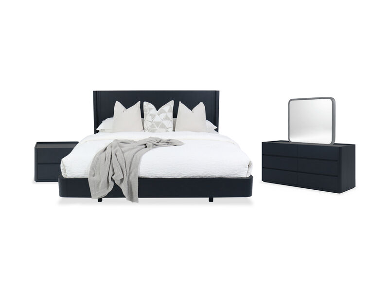 Nomad King 4-Piece Set in Black