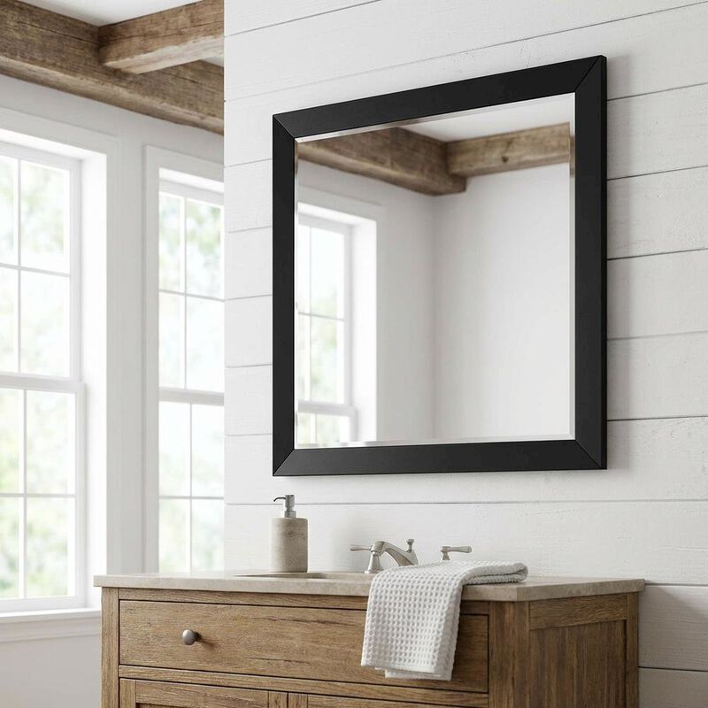 Alpine Furniture Flynn Mid Century Modern Mirror image number 2