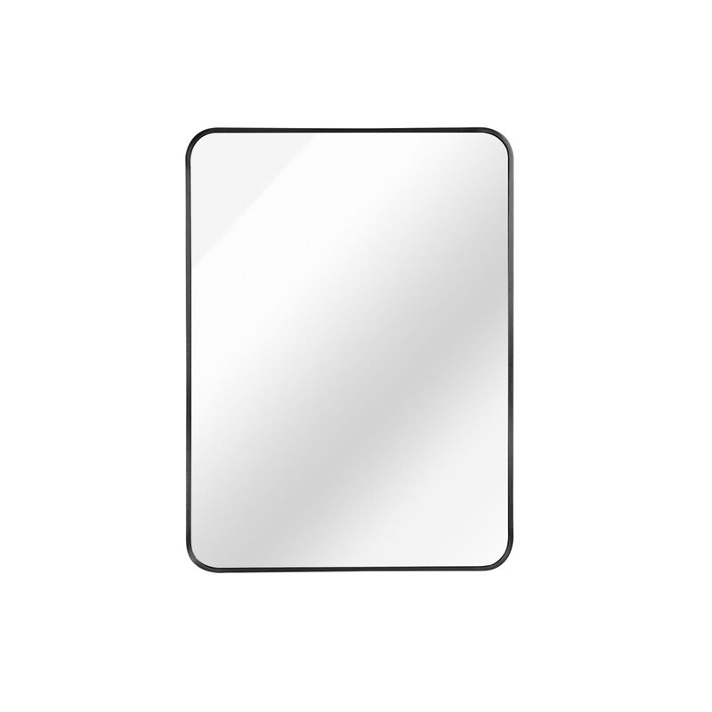 ELEMENT ACE 22x30 Inch Metal Framed Rectangular Wall Mirror with Shatterproof Design image number 0