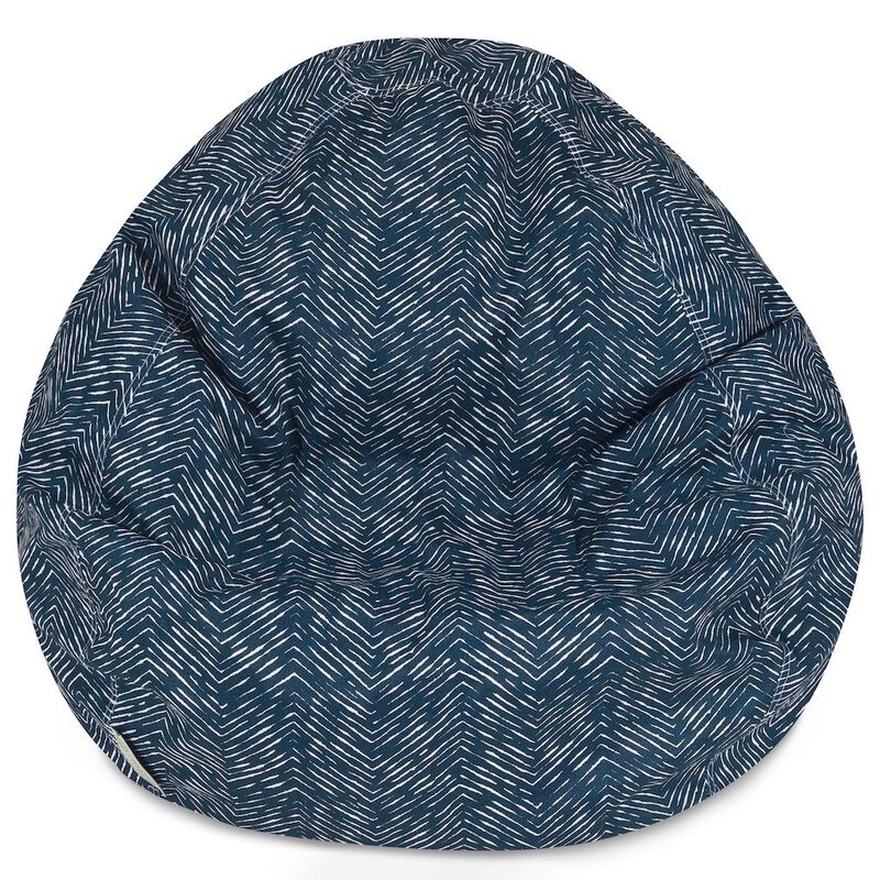 Majestic Home Goods Large Bean Bag South West Navy Blue