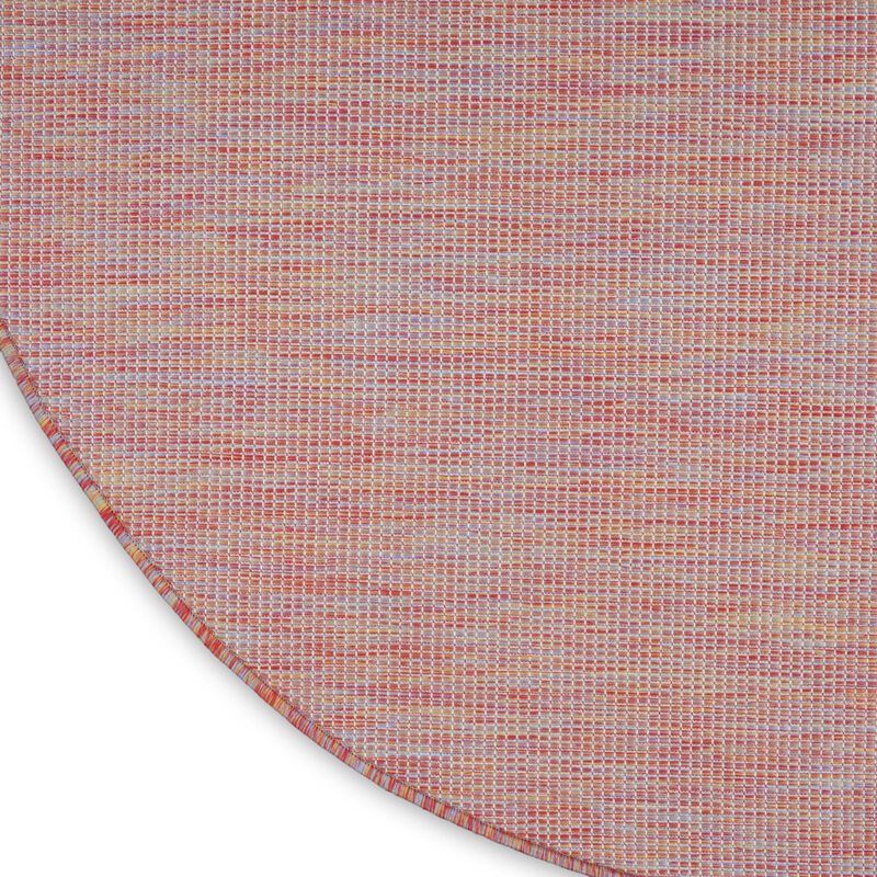HomeRoots Round Indoor Outdoor Area Rug image number 2
