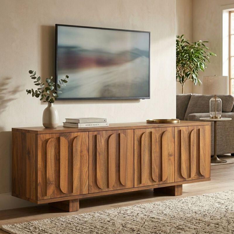 Zabfag Farmhouse TV Stand image number 2