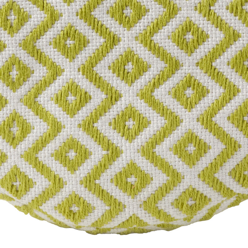 Lenon Pouf Cube - Split Pea