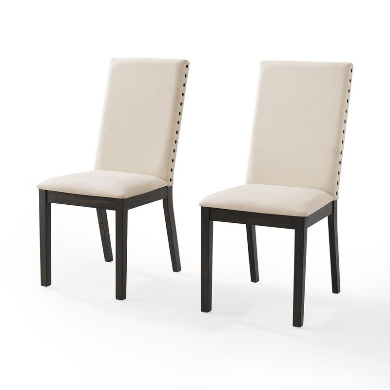 Crosley Furniture Hayden 2-Piece Upholstered Dining Chair Set