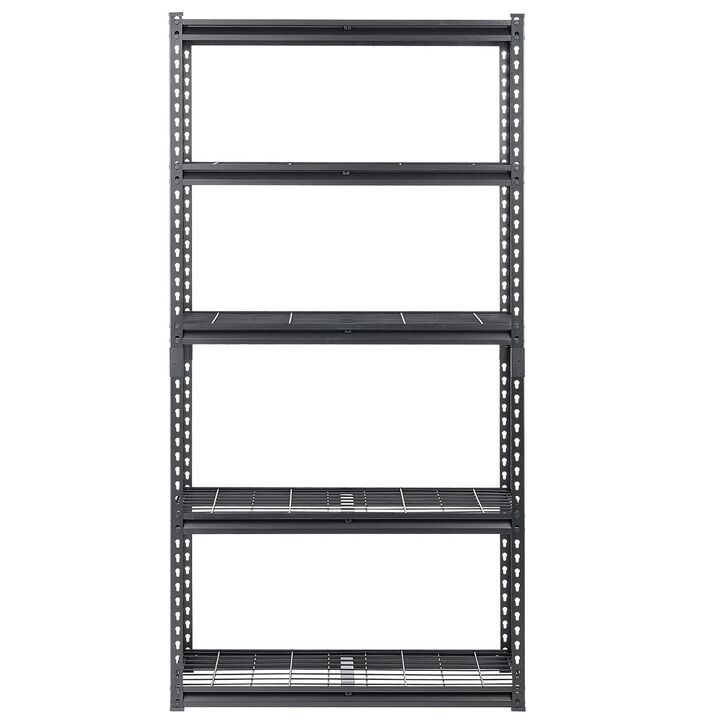 2000 Lbs 5 Tier Metal Storage Shelves for Garage Warehouse Basement