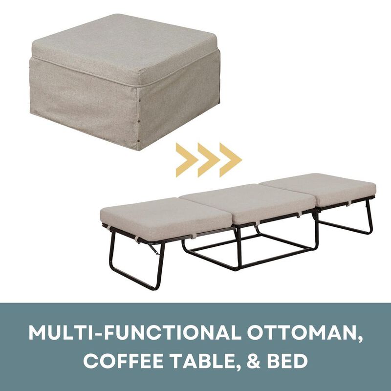 Convience Concept, Inc. Folding Bed Ottoman Coffee Table