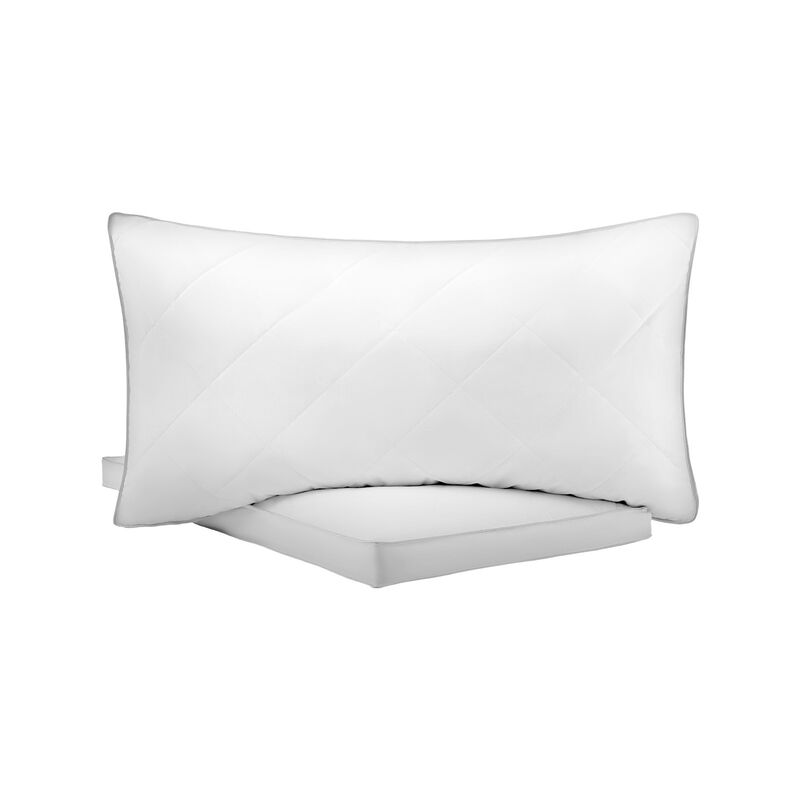 Soft Fluffy Bed Pillows Set of 2 Down Alternative Support for Back Side and Stomach Sleepers image number 0