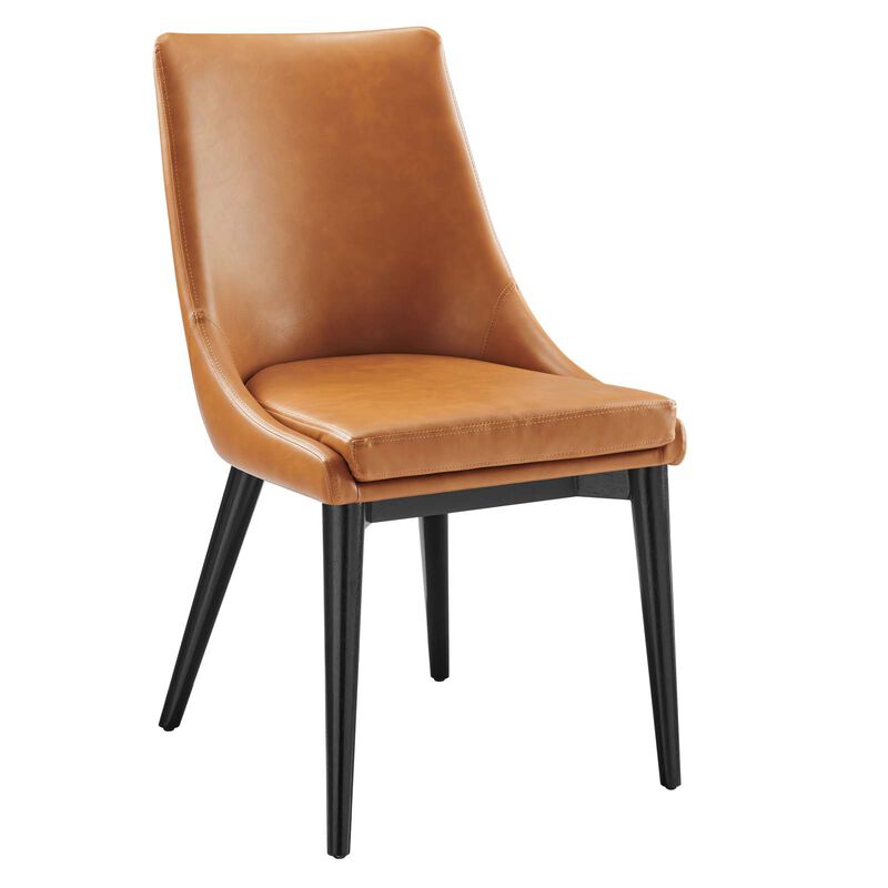 Viscount Vegan Leather Dining Chair image number 2