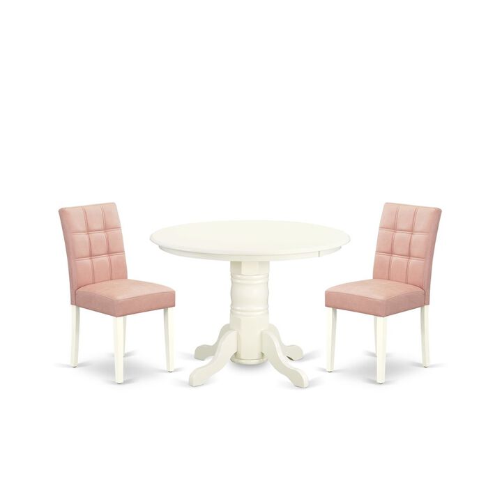 3 Piece Dinner Table Set contain A Mid-Century Dining Table