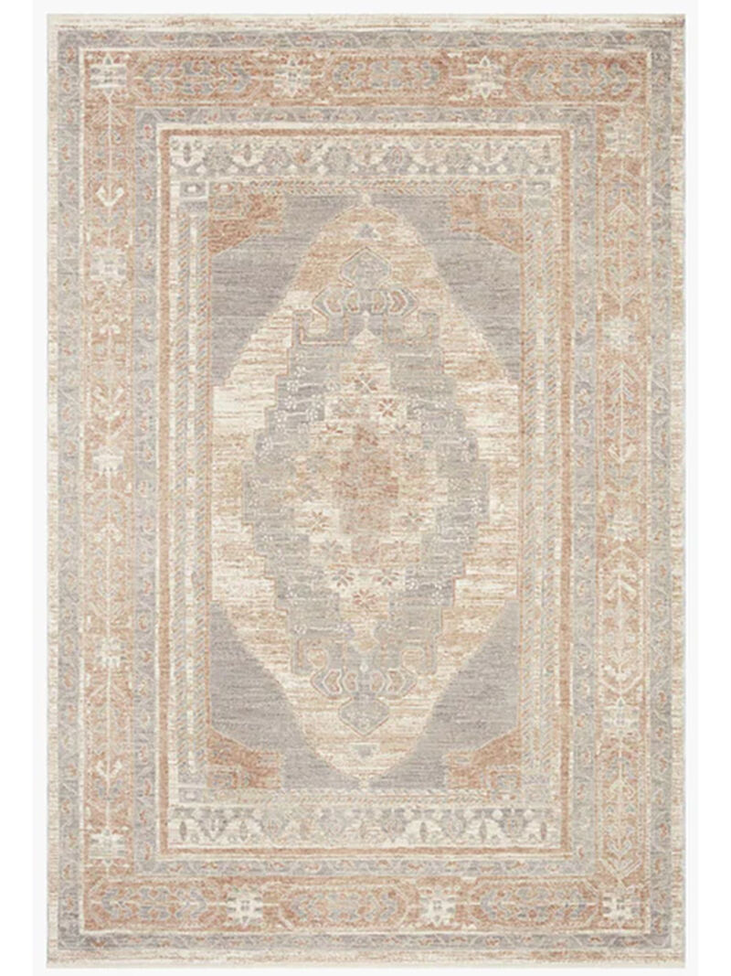 CARose CAR06 Slate/Taupe 18" x 18" Sample Rug