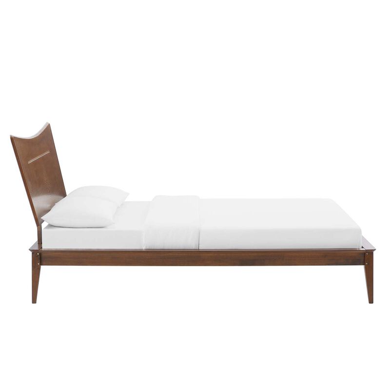 Modway - Astra Queen Wood Platform Bed Walnut image number 3