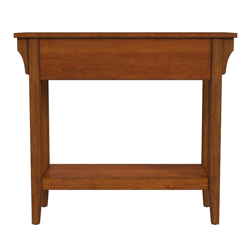 Butler Specialty Larina Burl 2- Drawer Console Table, Medium Brown