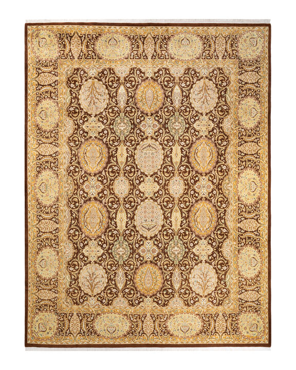 Mogul, One-of-a-Kind Hand-Knotted Area Rug  - Brown, 8' 0" x 10' 5"