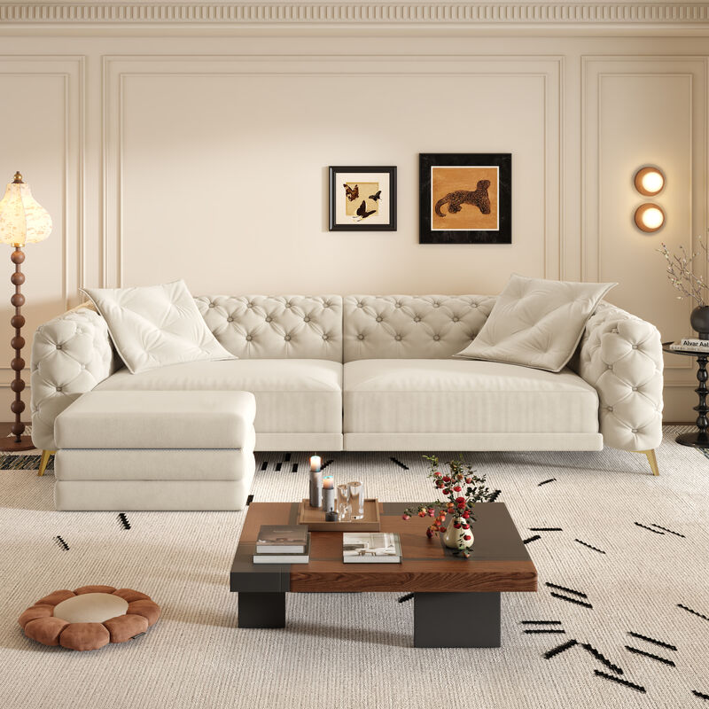 Zikbax 97.7" Convertible Sleeper Sofa image number 2