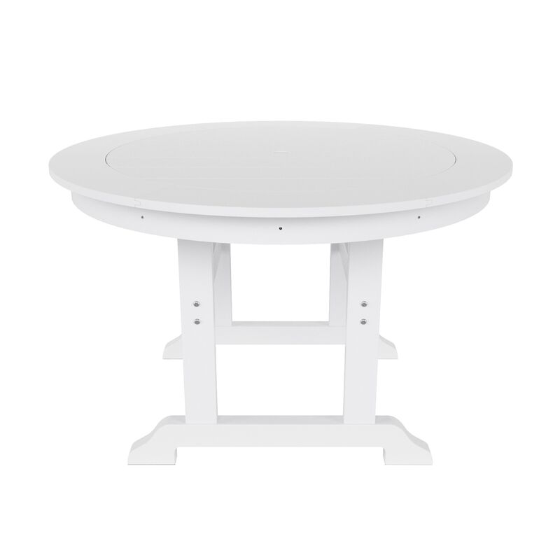 WestinTrends 47" Round Outdoor Patio Dining Table