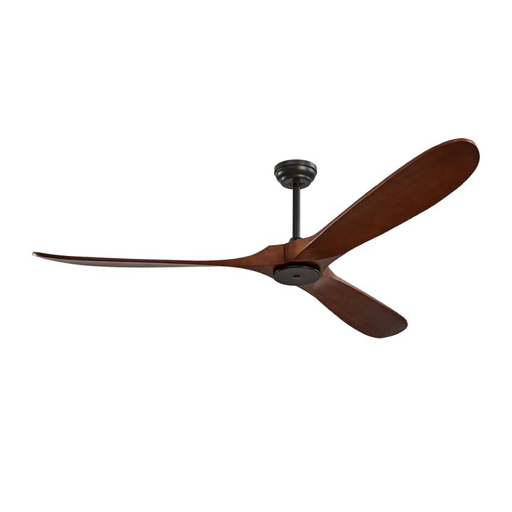 Modern 72 Inch Ceiling Fan without Light with Remote Control 6 Speeds