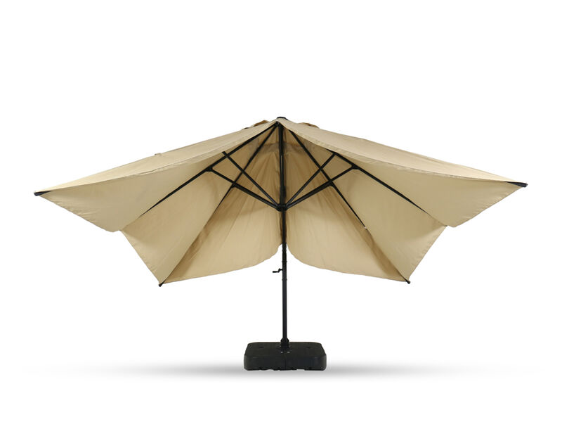 Beige 10x13 Patio Umbrella & Base