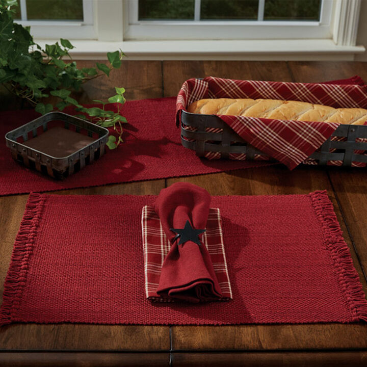 Park Designs Red Casual Classics Placemat Set of 4