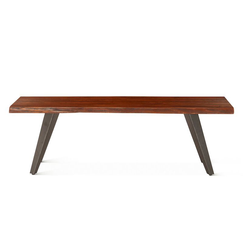 World Interiors Knoxville 54 Bench in Walnut