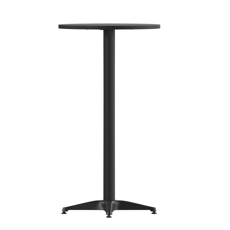 Flash Furniture Round Bar Table for Indoor or Outdoor Use image number 0