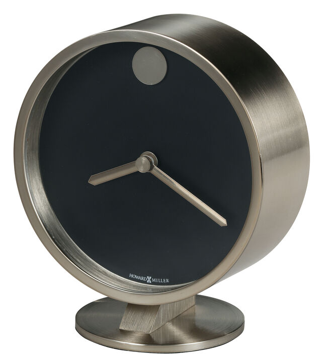 Howard Miller 645821 Howard Miller Aurora Tabletop Clock 645821 Nickel