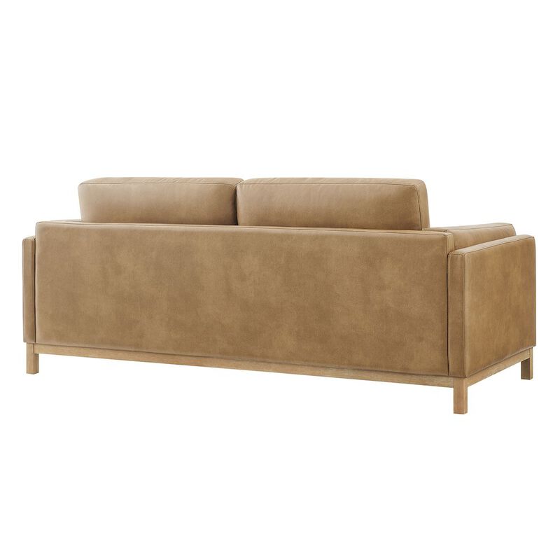 Roscoe 81 inch Vegan Leather Sofa image number 4