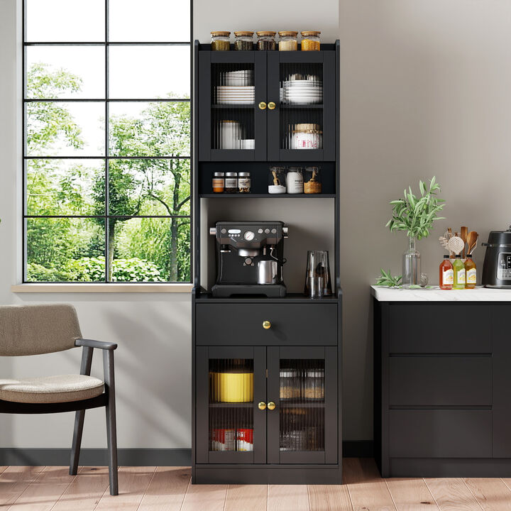 Botwir Kitchen Pantry Storage Cabinet