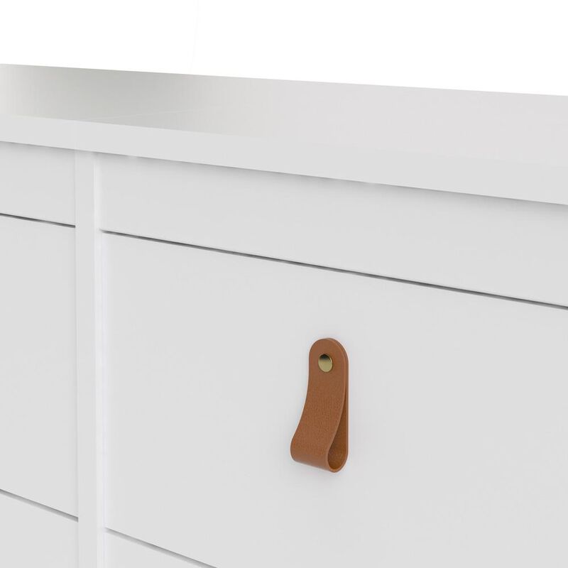 Tvilum Madrid 8 Drawer Double Dresser , White