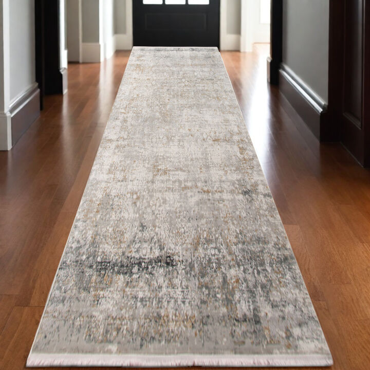 HomeRoots Oriental Hand Woven Area Rug With Fringe