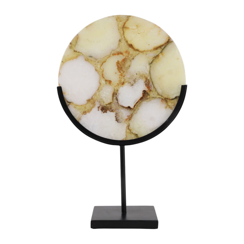 17x10" Agate Disc On Stand, Multi image number 4
