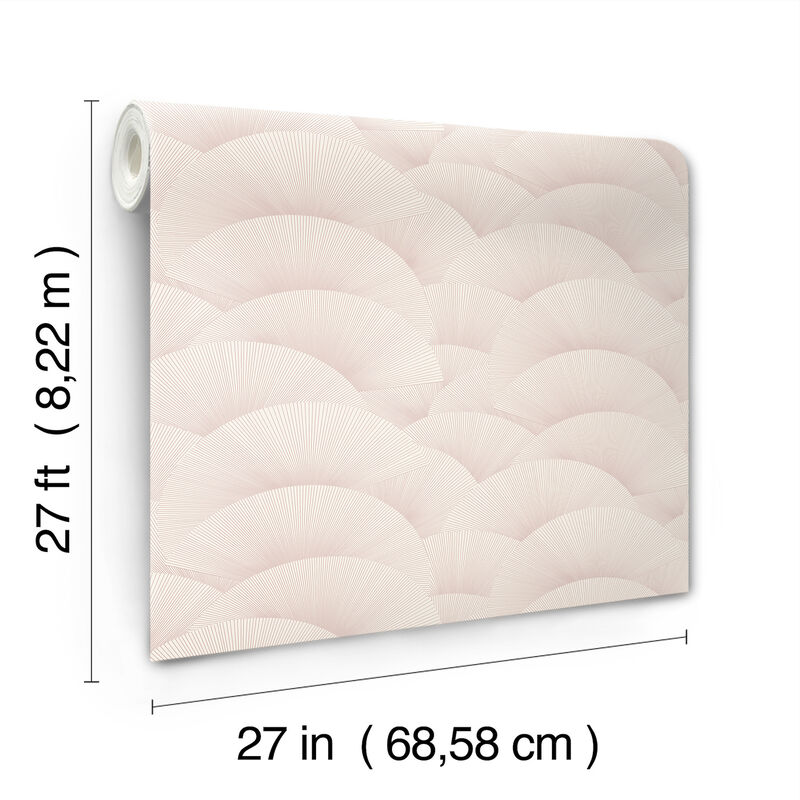 Morning Shell Blush Wallpaper (Set of 2) image number 2
