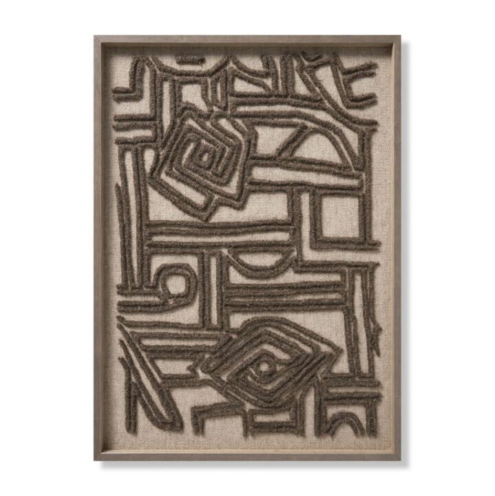 Allegory Brown Ivory Wall Art