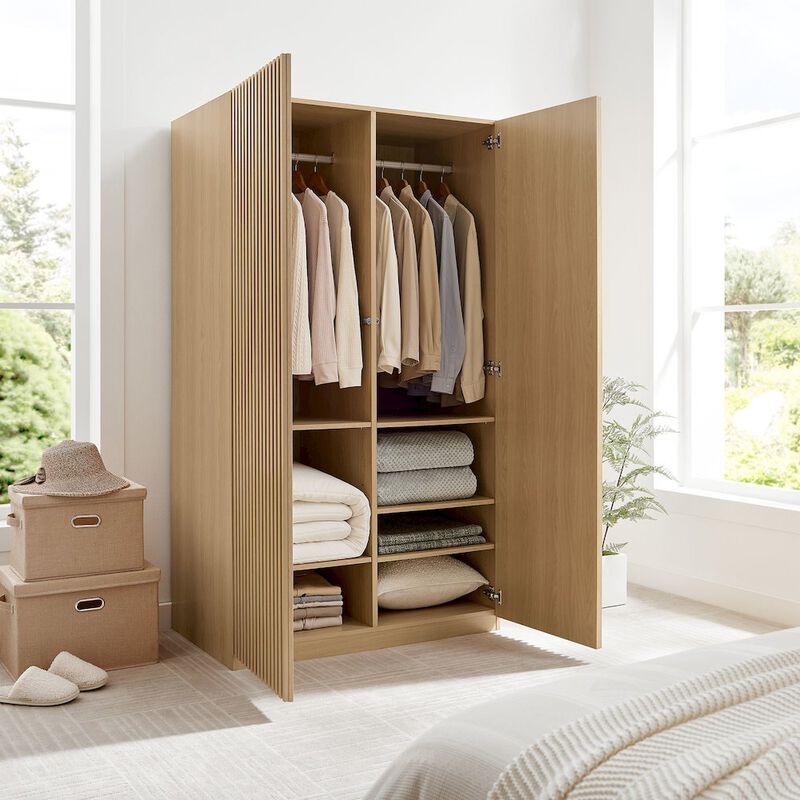 Render 2-Door Wardrobe Closet image number 8