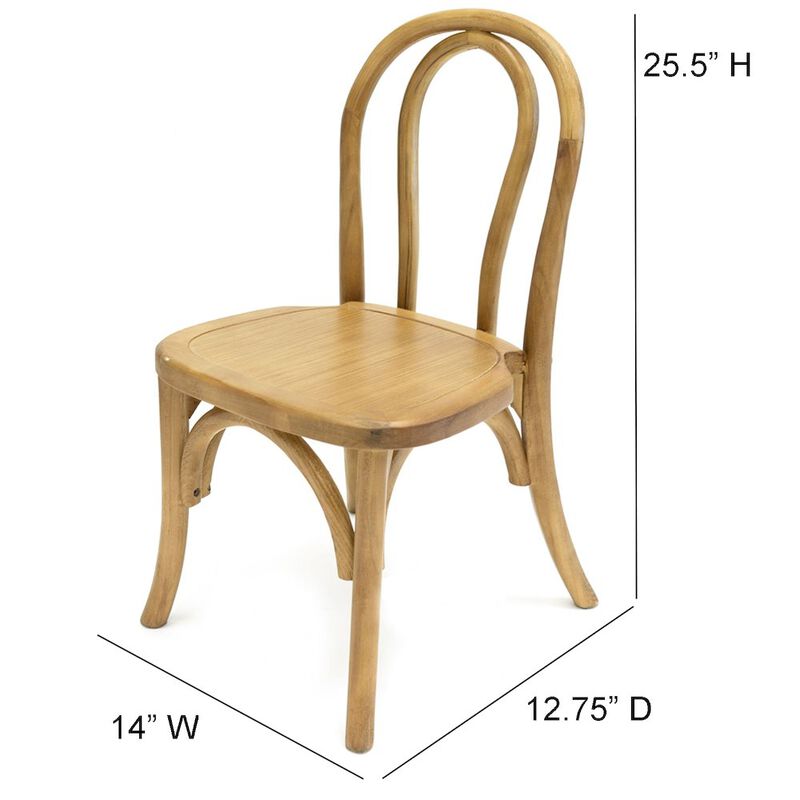 Commerical Seating Products Kids Bentwood Tinted Raw Chairs